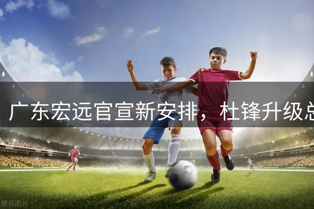 广东宏远官宣新安排，杜锋升级总教练，朱芳雨当荣誉顾问，两人这次换岗到底算不算体面告别